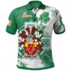Ireland Clothing - Hamilton Irish Family Crest Polo Shirt - Irish Celtic Cross A7