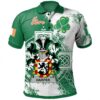 Ireland Clothing - Harper Irish Family Crest Polo Shirt - Irish Celtic Cross A7