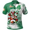 Ireland Clothing - Hayes Irish Family Crest Polo Shirt - Irish Celtic Cross A7