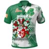 Ireland Clothing - Hetherington Irish Family Crest Polo Shirt - Irish Celtic Cross A7