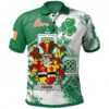 Ireland Clothing - Hicks Irish Family Crest Polo Shirt - Irish Celtic Cross A7