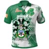 Ireland Clothing - Hope Irish Family Crest Polo Shirt - Irish Celtic Cross A7