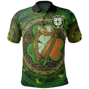 Ireland Clothing - House of O'GALLAGHER Irish Family Crest Polo Shirt - Celtic Tree A7