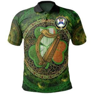 Ireland Clothing - House of O'LONERGAN Irish Family Crest Polo Shirt - Celtic Tree A7