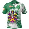 Ireland Clothing - Hyde Irish Family Crest Polo Shirt - Irish Celtic Cross A7