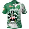 Ireland Clothing - Jordan Irish Family Crest Polo Shirt - Irish Celtic Cross A7