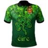 Ireland Clothing - Knight Irish Family Crest Polo Shirt - Irish Shamrock Triangle A7
