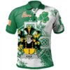 Ireland Clothing - Kyle Irish Family Crest Polo Shirt - Irish Celtic Cross A7