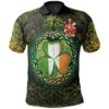 Ireland Clothing - Lambert Irish Family Crest Polo Shirt - Irish Shamrock Triangle A7