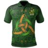 Ireland Clothing - Langford Irish Family Crest Polo Shirt - Celtic Triquetra Knot A7