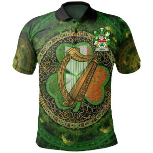 Ireland Clothing - Leech Irish Family Crest Polo Shirt - Celtic Tree A7
