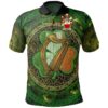 Ireland Clothing - Leeson Irish Family Crest Polo Shirt - Celtic Tree A7