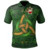 Ireland Clothing - Leeson Irish Family Crest Polo Shirt - Celtic Triquetra Knot A7