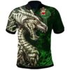 Ireland Clothing - Leeson Irish Family Crest Polo Shirt - Dragon Claddagh Cross A7