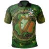 Ireland Clothing - Leigh or McLaeghis Irish Family Crest Polo Shirt - Celtic Tree A7