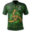 Ireland Clothing - Ley Irish Family Crest Polo Shirt - Celtic Triquetra Knot A7