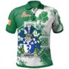 Ireland Clothing - Linaker Irish Family Crest Polo Shirt - Irish Celtic Cross A7