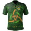 Ireland Clothing - Lincolne Irish Family Crest Polo Shirt - Celtic Triquetra Knot A7