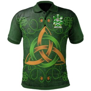 Ireland Clothing - Lloyd Irish Family Crest Polo Shirt - Celtic Triquetra Knot A7