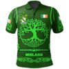 Ireland Clothing - Low Irish Family Crest Polo Shirt - Symbol of Celtic A7