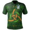 Ireland Clothing - Lowe Irish Family Crest Polo Shirt - Celtic Triquetra Knot A7