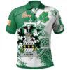 Ireland Clothing - Lyster Irish Family Crest Polo Shirt - Irish Celtic Cross A7