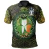 Ireland Clothing - Mackesy Irish Family Crest Polo Shirt - Irish Shamrock Triangle A7