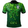 Ireland Clothing - Mackesy Irish Family Crest Polo Shirt - Irish Shamrock Triangle A7