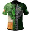Ireland Clothing - Mackey Irish Family Crest Polo Shirt - Irish Claddagh Cross A7