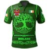 Ireland Clothing - Mackin Irish Family Crest Polo Shirt - Symbol of Celtic A7