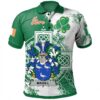 Ireland Clothing - Magill Irish Family Crest Polo Shirt - Irish Celtic Cross A7