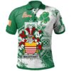 Ireland Clothing - Malaphant Irish Family Crest Polo Shirt - Irish Celtic Cross A7