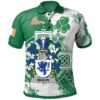 Ireland Clothing - Mason Irish Family Crest Polo Shirt - Irish Celtic Cross A7