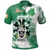 Ireland Clothing - Maxwell Irish Family Crest Polo Shirt - Irish Celtic Cross A7