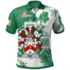 Ireland Clothing - May Irish Family Crest Polo Shirt - Irish Celtic Cross A7