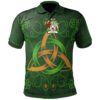 Ireland Clothing - McCauley Irish Family Crest Polo Shirt - Celtic Triquetra Knot A7