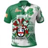 Ireland Clothing - McCormick Irish Family Crest Polo Shirt - Irish Celtic Cross A7