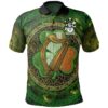 Ireland Clothing - McCourt Irish Family Crest Polo Shirt - Celtic Tree A7
