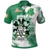 Ireland Clothing - McCoy Irish Family Crest Polo Shirt - Irish Celtic Cross A7
