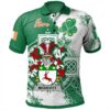 Ireland Clothing - McDevitt Irish Family Crest Polo Shirt - Irish Celtic Cross A7