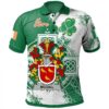 Ireland Clothing - McGill Irish Family Crest Polo Shirt - Irish Celtic Cross A7