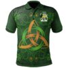 Ireland Clothing - McGinty Irish Family Crest Polo Shirt - Celtic Triquetra Knot A7