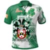 Ireland Clothing - McMillan Irish Family Crest Polo Shirt - Irish Celtic Cross A7