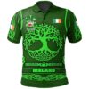 Ireland Clothing - McNulty Irish Family Crest Polo Shirt - Symbol of Celtic A7
