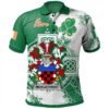 Ireland Clothing - Micklethwait Irish Family Crest Polo Shirt - Irish Celtic Cross A7