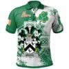 Ireland Clothing - Moore Irish Family Crest Polo Shirt - Irish Celtic Cross A7