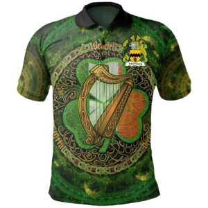 Ireland Clothing - Morrissey Irish Family Crest Polo Shirt - Celtic Tree A7