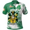 Ireland Clothing - Mortimer Irish Family Crest Polo Shirt - Irish Celtic Cross A7