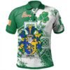 Ireland Clothing - Orpen Irish Family Crest Polo Shirt - Irish Celtic Cross A7