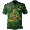 Ireland Clothing - Ouseley Irish Family Crest Polo Shirt - Celtic Triquetra Knot A7